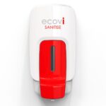 ecovi® SANITISE 1L Cartridge Hand Sanitiser Dispenser White/Red