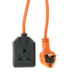 10 Metre x 1.5mm 3 Core Trailing Cable Assembly / Extension Lead Orange - Image 2