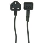 Vacuum Cleaner Cable (Plug In) 12 Metre x 1mm 2 Core Black - Image 2