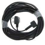 Vacuum Cleaner Cable (Plug In) 12 Metre x 1mm 2 Core Black