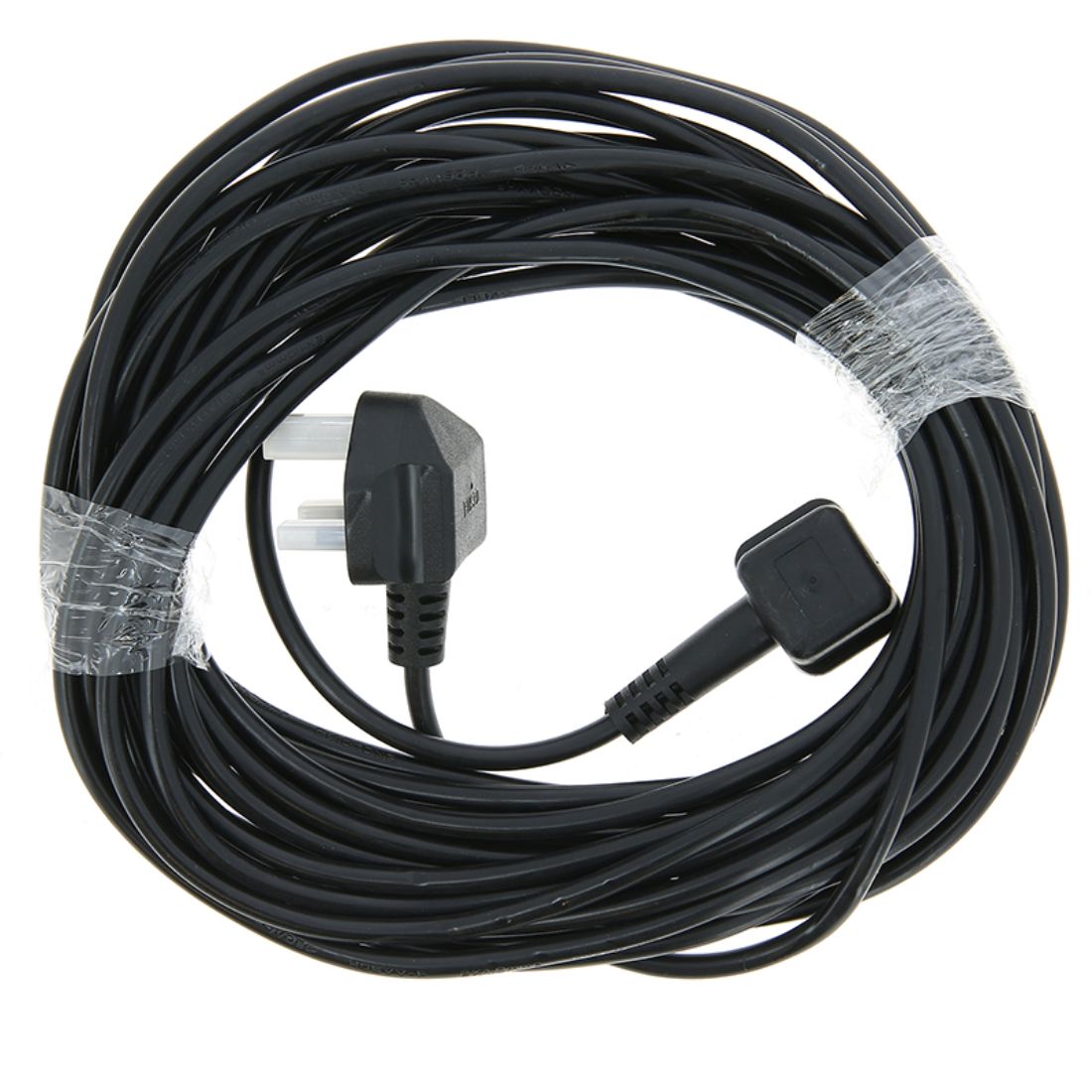 flx76-2.jpg Vacuum Cleaner Cable (Plug In) 12 Metre x 1mm 2 Core Black - Image 1