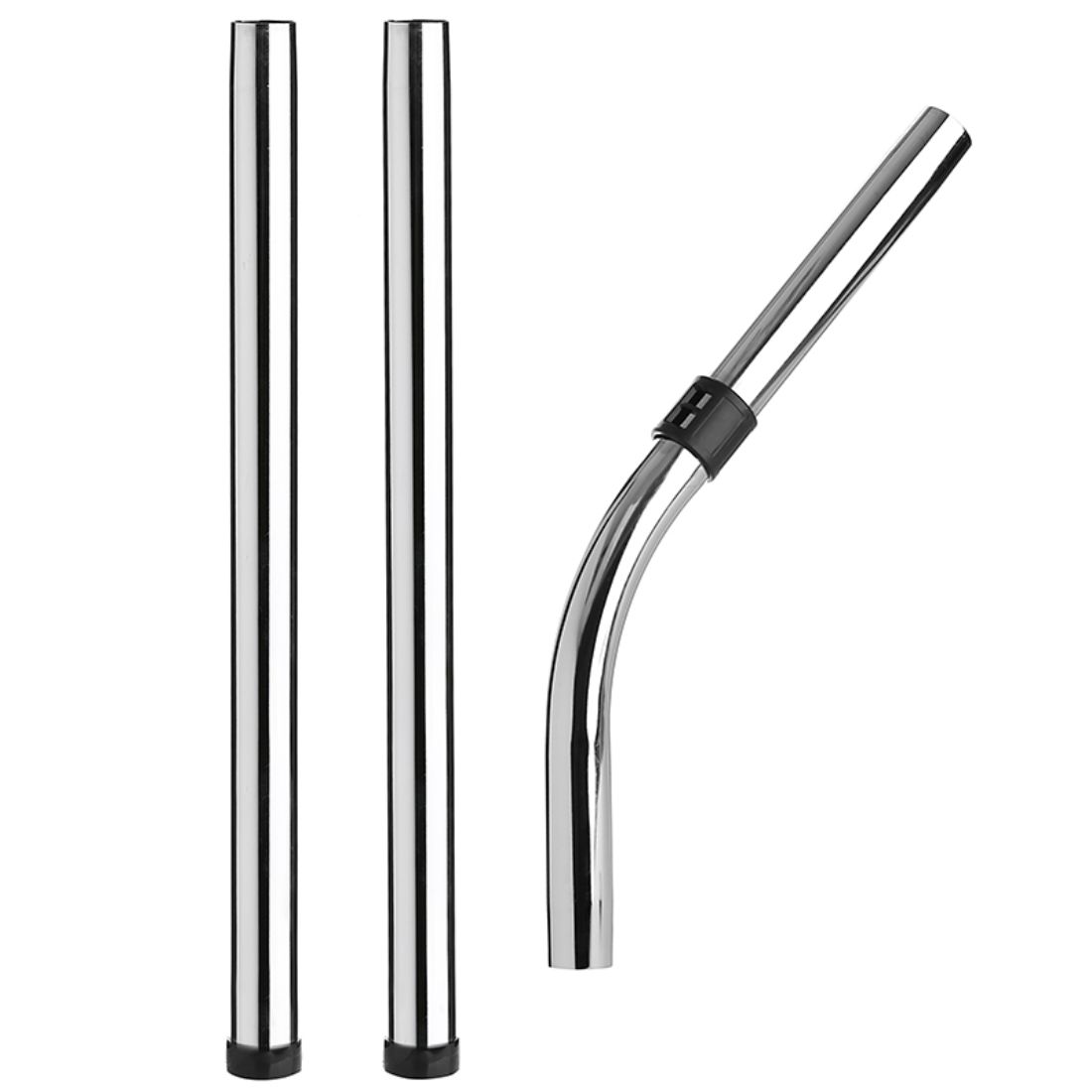 he44he45.jpg 32mm Diameter 3 x Piece Chrome Vacuum Tube Set - Image 1
