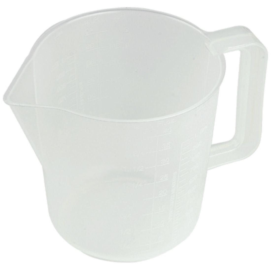 l1800208.jpg CleanSource® 1 Litre Clear Plastic Measuring Jug - Image 1