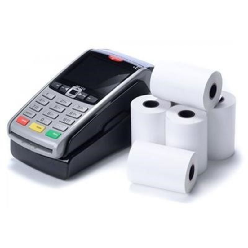 pdq-thermal-till-rolls.jpg PDQ Thermal Credit Card Machine Rolls 57mm x 40metres (Box 20) - Image 1