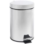 enviropal® 12 Litre Stainless Steel Pedal Bin With Plastic Liner