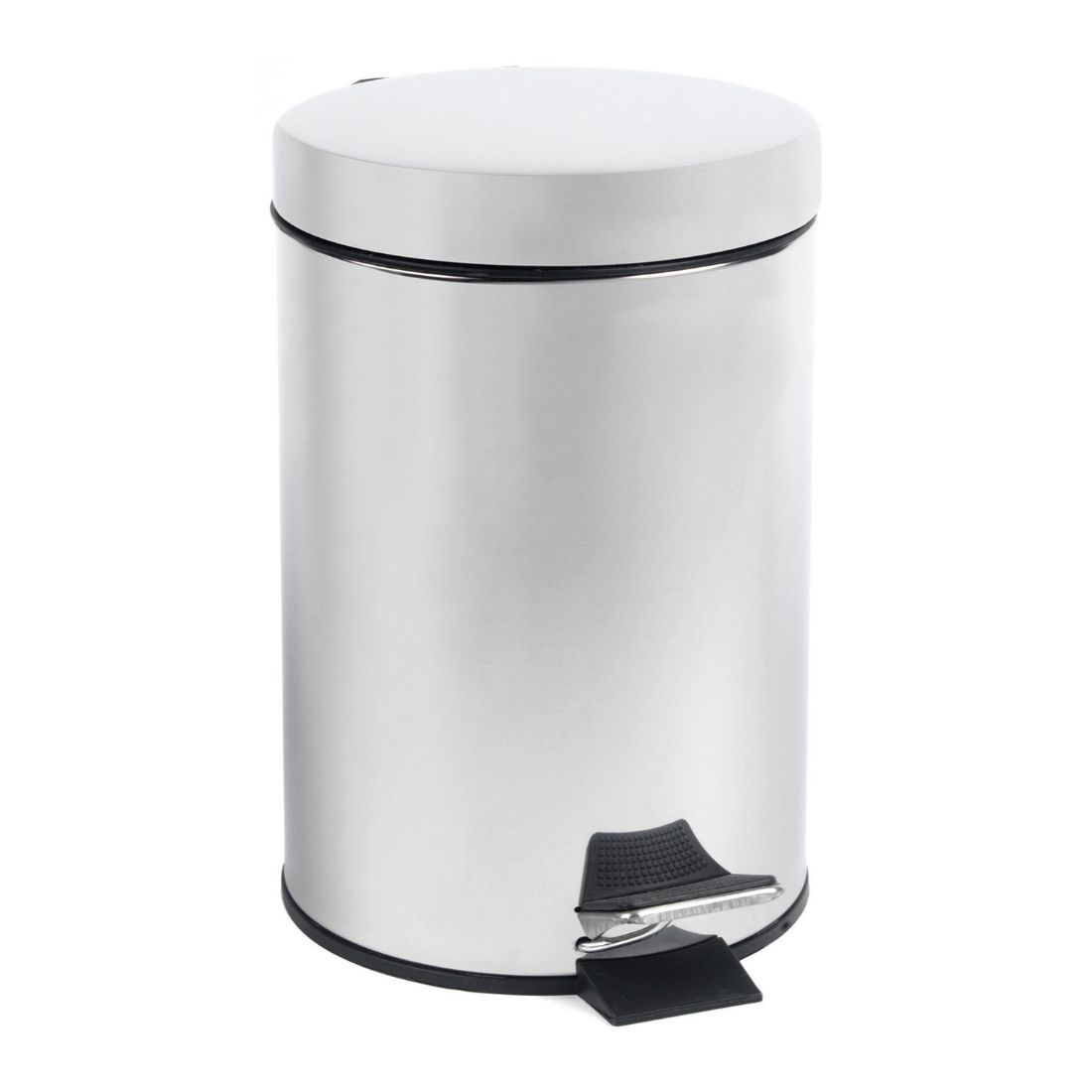 ped3ss.jpg enviropalĀ® 3 Litre Stainless Steel Pedal Bin With Plastic Liner - Image 1