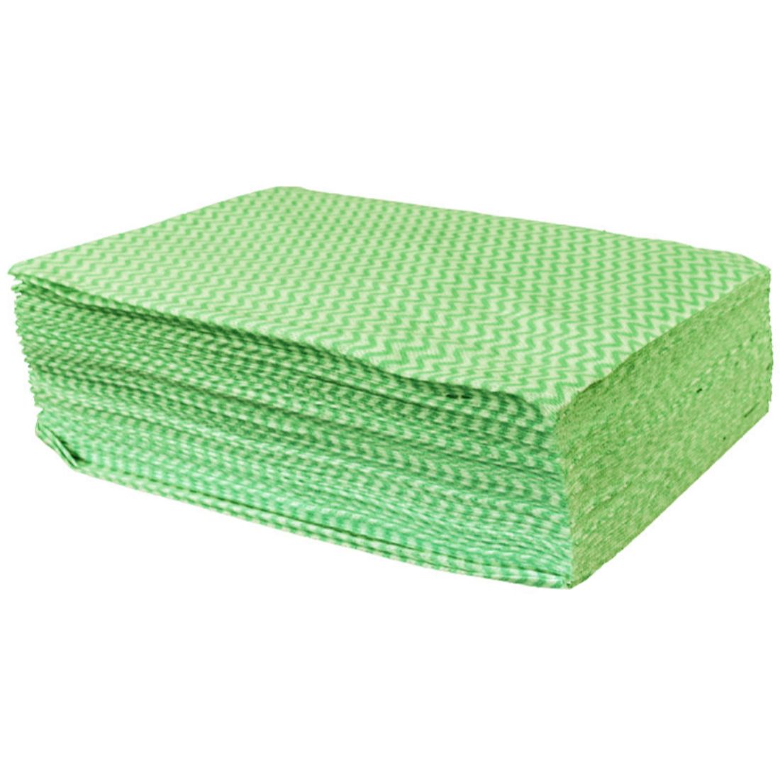 pnw801g-1.jpg Perola® JayTex™ Large All-Purpose Disposable Cloths Green (1x50) - Image 1