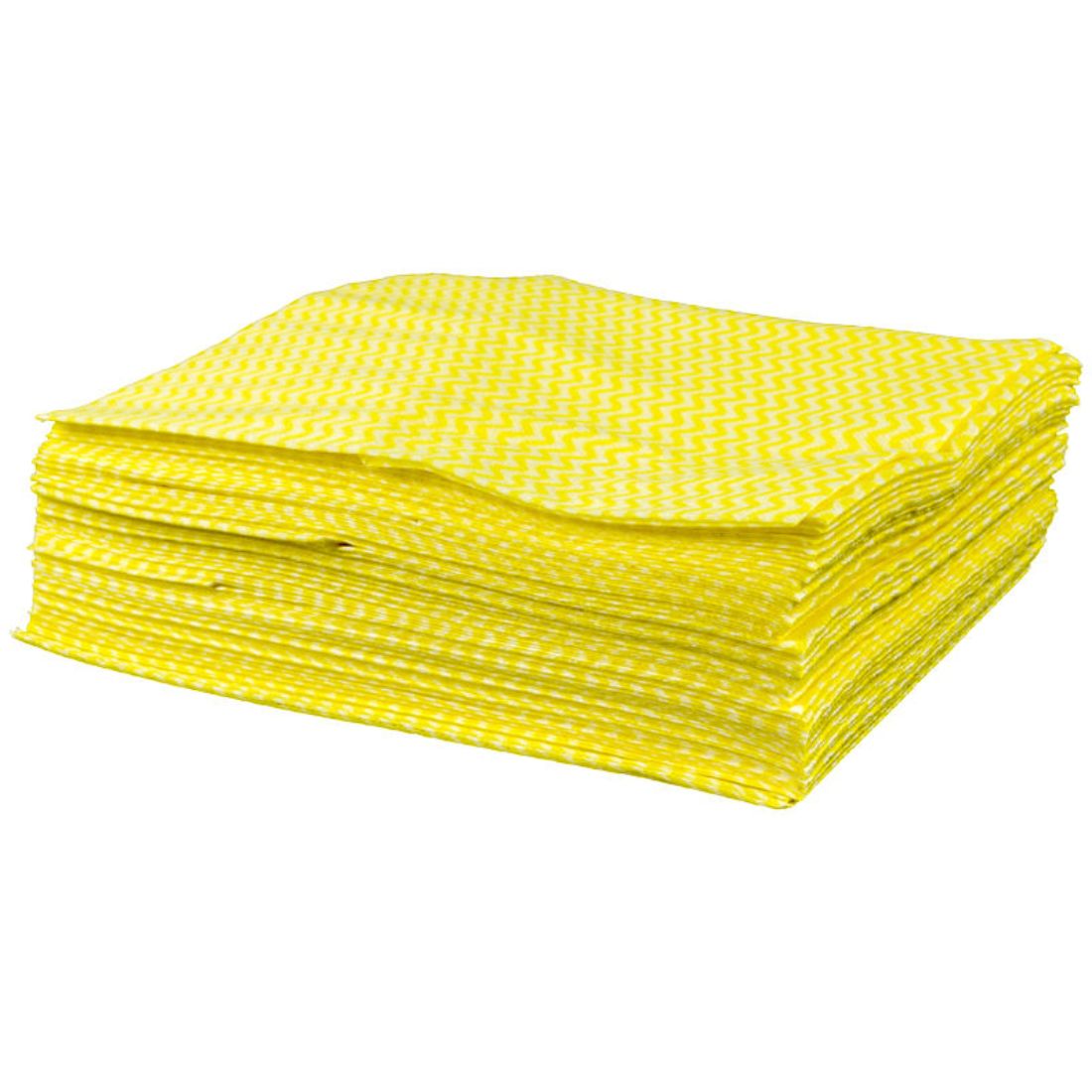 pnw801y-1.jpg Perola® JayTex™ Large All-Purpose Disposable Cloths Yellow (1x50) - Image 1