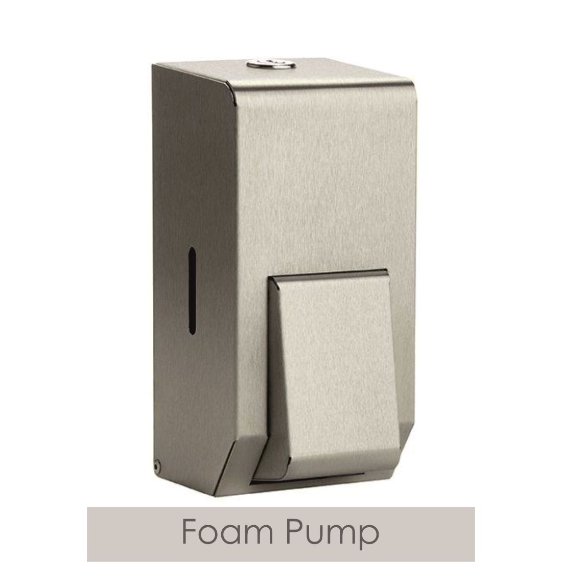 ppd10fmbs-1.jpg CleanSource® 400ml Brushed S/Steel Bulk Fill FOAM Soap Dispenser - Image 1