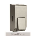 CleanSource® 400ml Brushed S/Steel Bulk Fill LIQUID Soap Dispenser