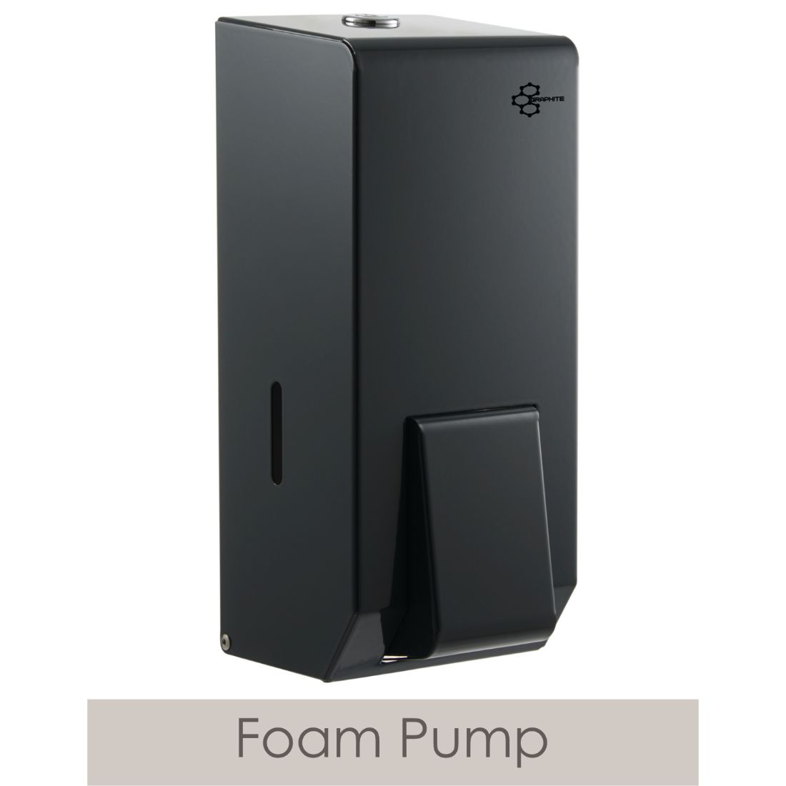 ppd20fmgy-1.jpg CleanSource® 900ml Graphite Metal Bulk Fill FOAM Soap Dispenser - Image 1