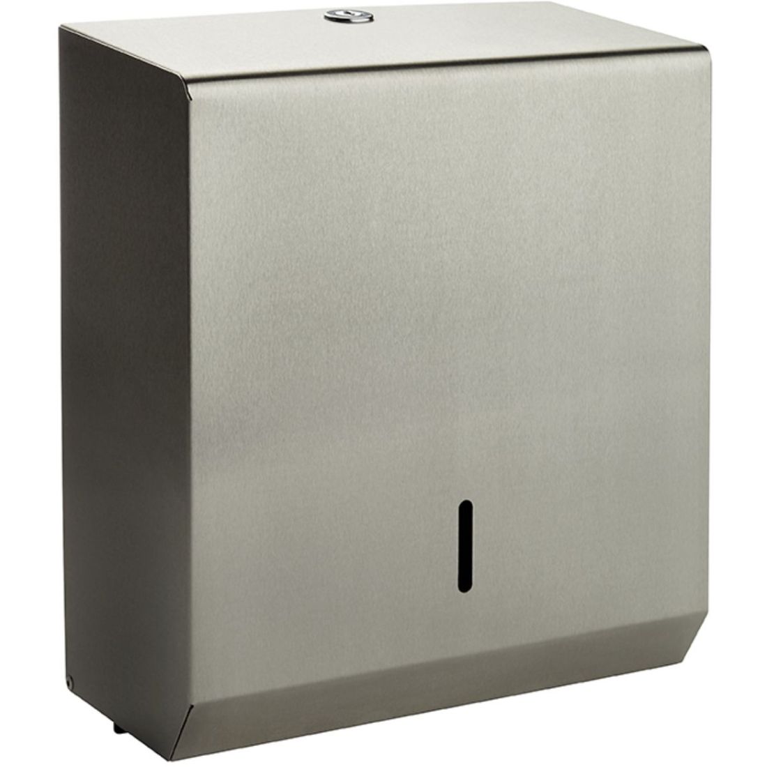ppd31mbs.jpg Perola® HanDri™ Large Brushed Stainless Steel C / M / Z FOLD Hand Towel Dispenser - Image 1