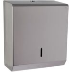 Perola® HanDri™ Large Polished Stainless Steel C / M / Z FOLD Hand Towel Dispenser