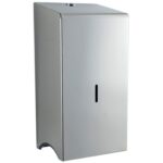 Perola® Polished Stainless Steel TwinMatic System Double Toilet Roll Dispenser
