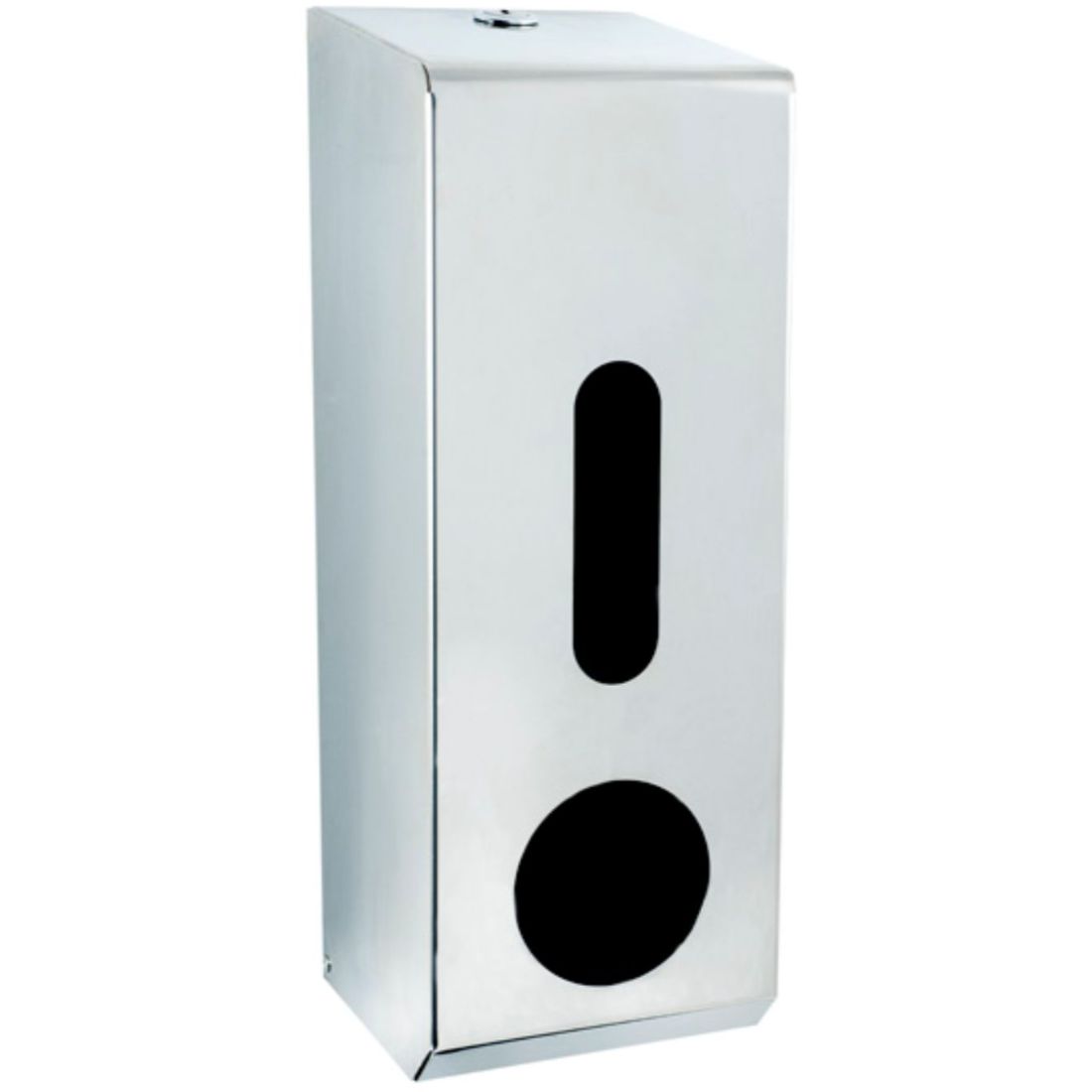 ppd45mps.jpg Perola® Trio™ Polished Stainless Steel 3 Roll Conventional Toilet Roll Holder - Image 1
