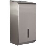 Perola® Brushed Stainless Steel Bulk Pack Toilet Tissue Dispenser