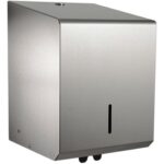 Perola® Brushed Stainless Steel Standard Centrefeed Roll Dispenser