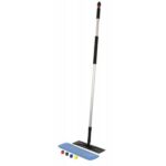 SYR Rapid Mop 40cm (16") Velcro Microfibre Flat Mop Heads Blue - Image 3