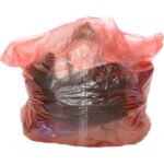 envirosack® Dissolving Soluble-Strip Red Laundry Bags (18x28x27") 45L (1x200)