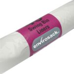 envirosack® White Swing Bin Liners on Roll Heavy Duty (13x23x30") 45L (Roll of 40)