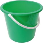 CleanSource® 10 Litre Round Plastic Bucket Green
