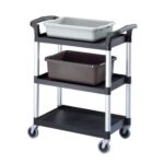 CleanSource® Compact Utility Trolley With Shelves - Image 2