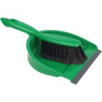 Standard Dust Pan & Brush Set Green