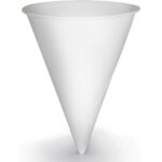 enviropal® 4oz White Compostable Paper Water Cones (1x5000)