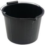 CleanSource® 15 Litre Strong Black Builders Bucket