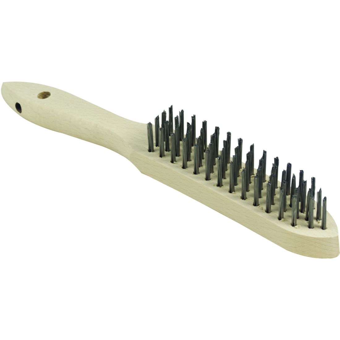 ws4-1.jpg CleanSource® VERY STIFF Wooden Handled Wire Brush - Image 1