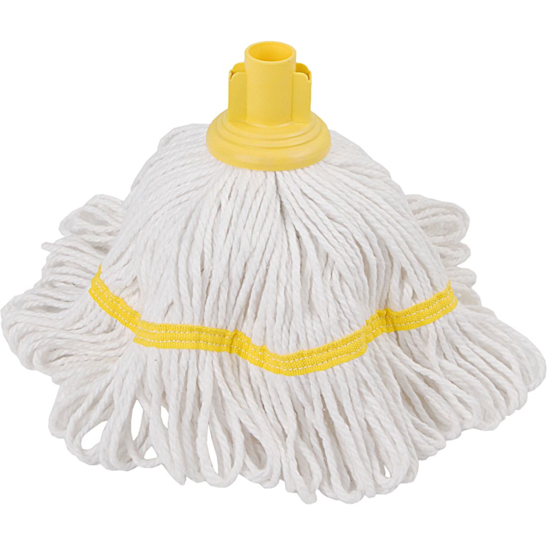 ylyl25.jpg CleanSource® (200g) Rewashable Hygiene Socket Mop Head Yellow - Image 1